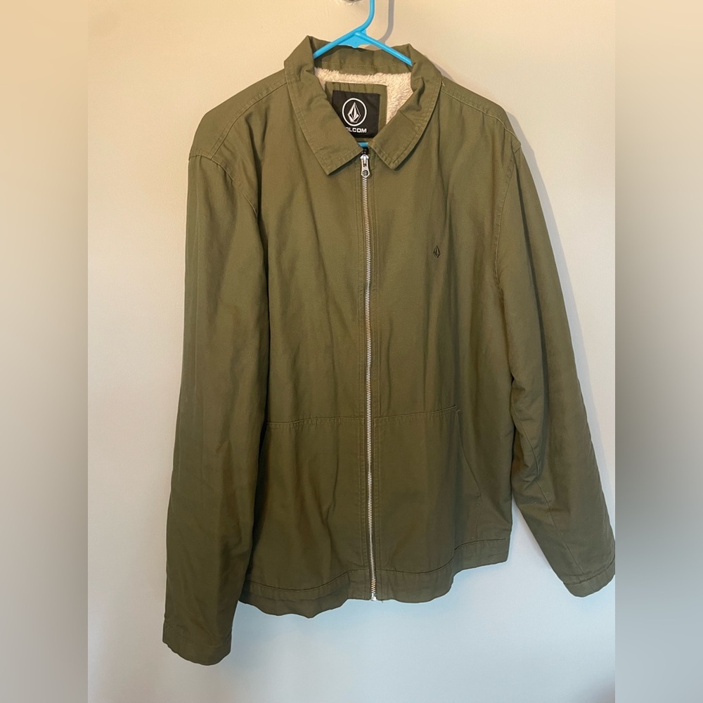 Volcom Sherpa lined workwear jacket XL